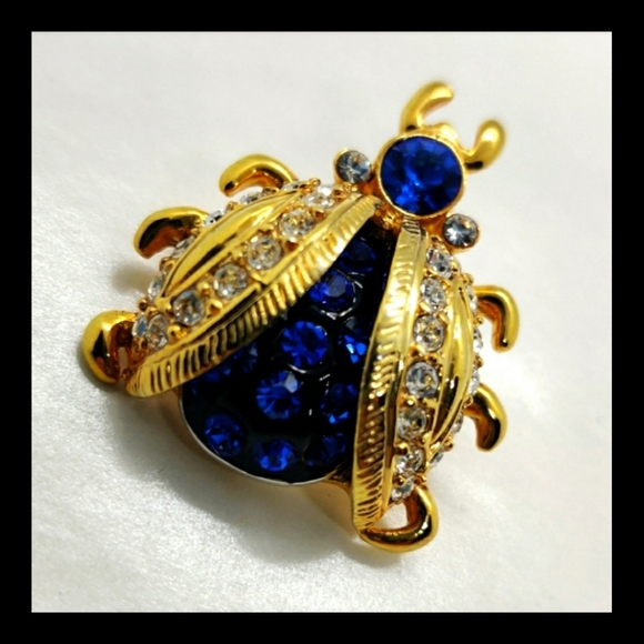 Vintage 80s beetle bug brooch in EUC - Picture 7 of 7